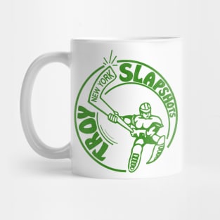 Defunct Troy Slapshots New York Hockey Team Mug